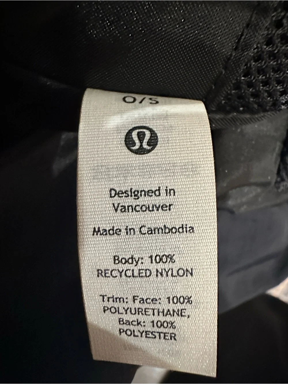 lululemon athletica Black Tote with Gold Hardware